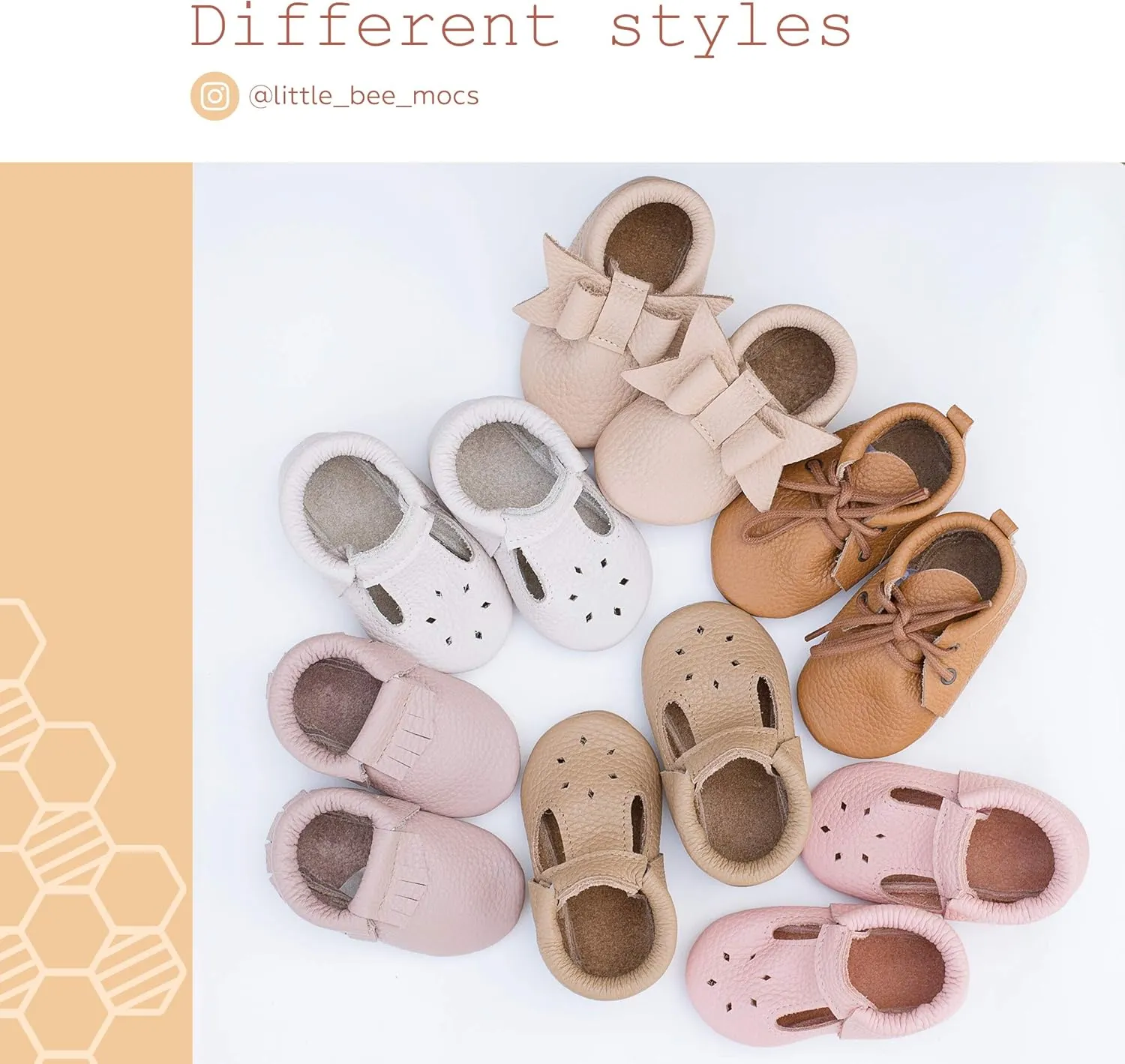 Soft Sole Infant, Baby and Toddler Shoes ?C Elastic T-Strap Italian Leather Baby Moccasin Shoes for Boys and Girls; Crib Shoes to Baby Walking Shoes Handcrafted in Europe