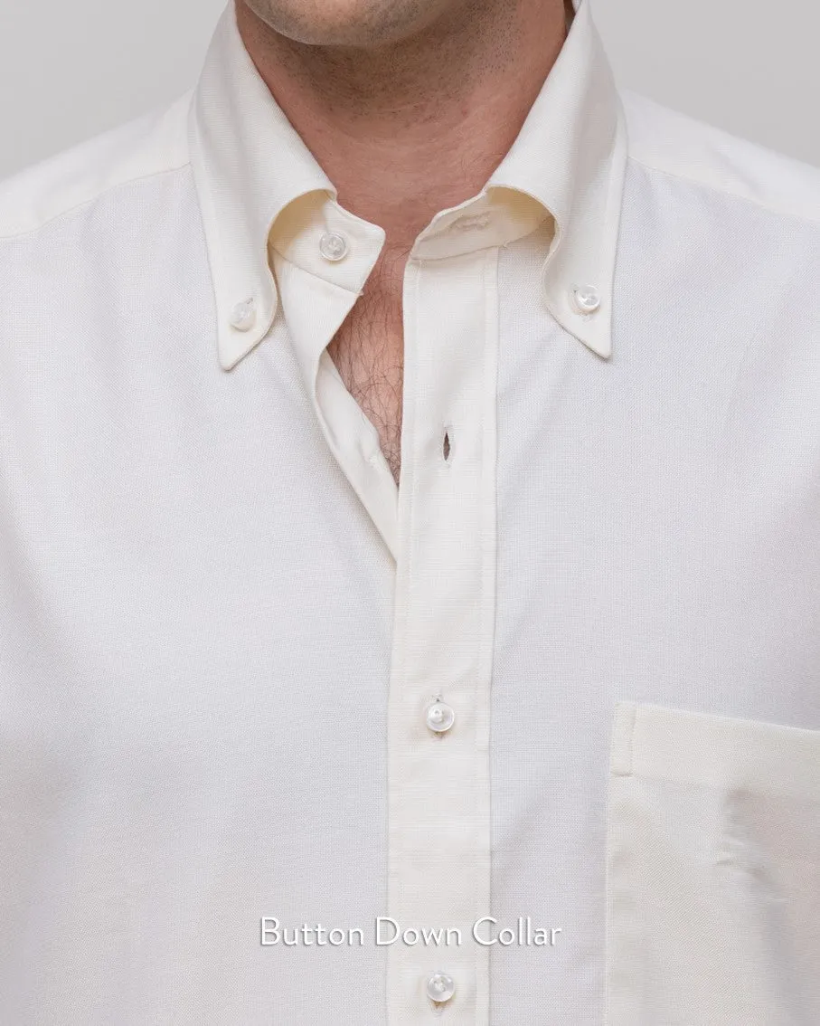 Thomas Mason Cream Premium Oxford Cloth