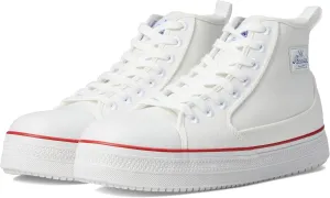 Thorogood Mid-Height Warehouse Won Work Shoes for Men with Composite Safety Toe and Slip-Resistant Outsole, White, Size 10.5, M