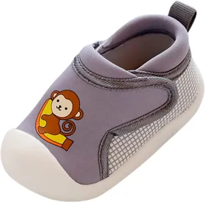 Toddler Boys Girls Walking Shoes, Non-Slip Soft Soles Unisex Baby Cute ??artoon Animals Slip On No Tie Shoes for Adults
