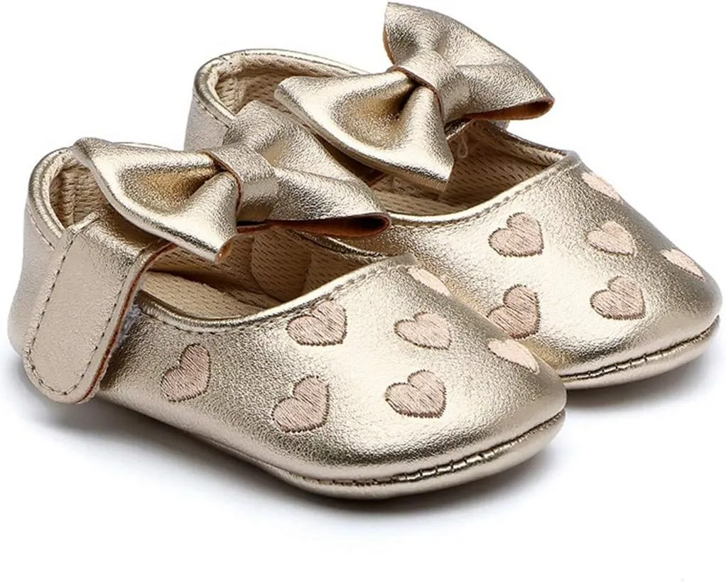 Toddler Girl Dress Shoes Shoes Toddler Baby Girls Soft Toddler Princess Walk Bow First Cute Kid Leather Baby White Shoes