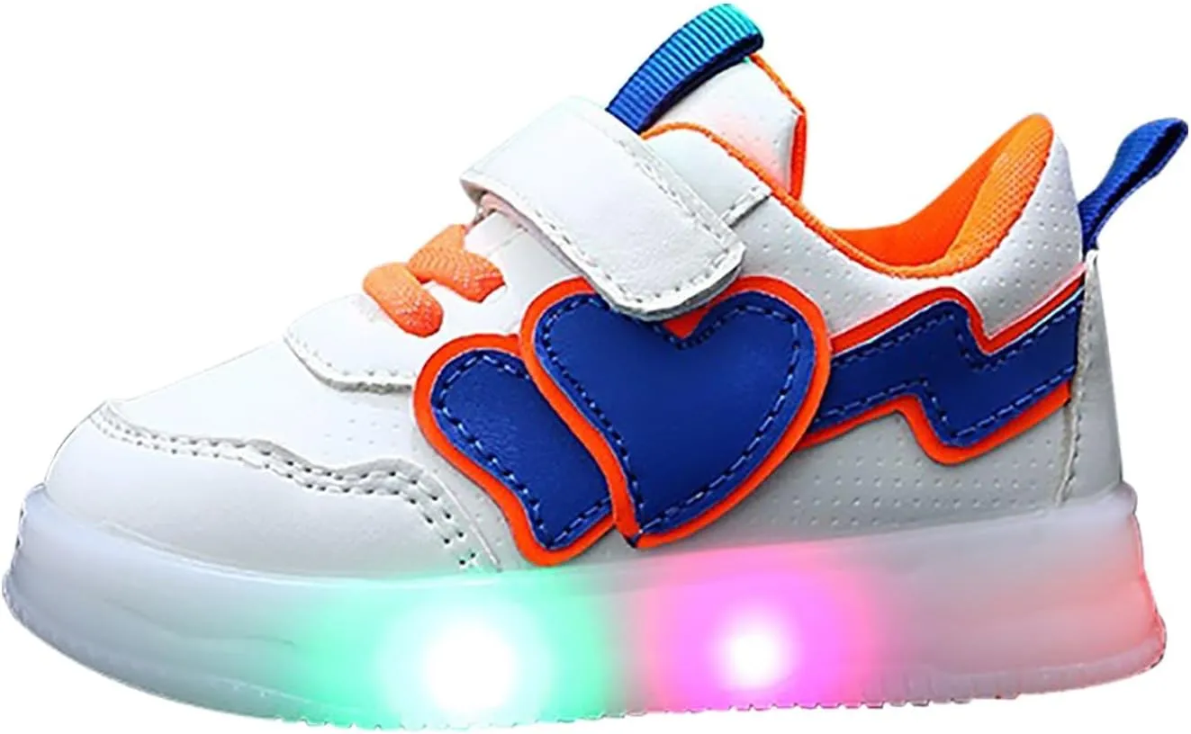 Toddler Glitter Sneakers Flat Lightweight No Lace Sport Shoes Sole Rubber Non Slip Sequins Baby First Walking Shoes