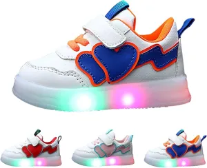 Toddler Glitter Sneakers Flat Lightweight No Lace Sport Shoes Sole Rubber Non Slip Sequins Baby First Walking Shoes