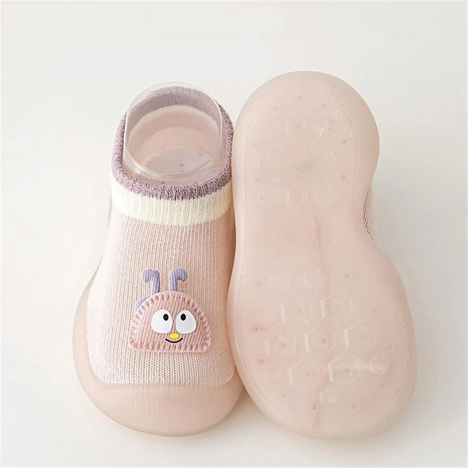 Toddler Kids Infant Newborn Baby Boys Girls Shoes First Walkers Cute Cartoon Girls Soccer Cleats (Pink, 6-12 Months)
