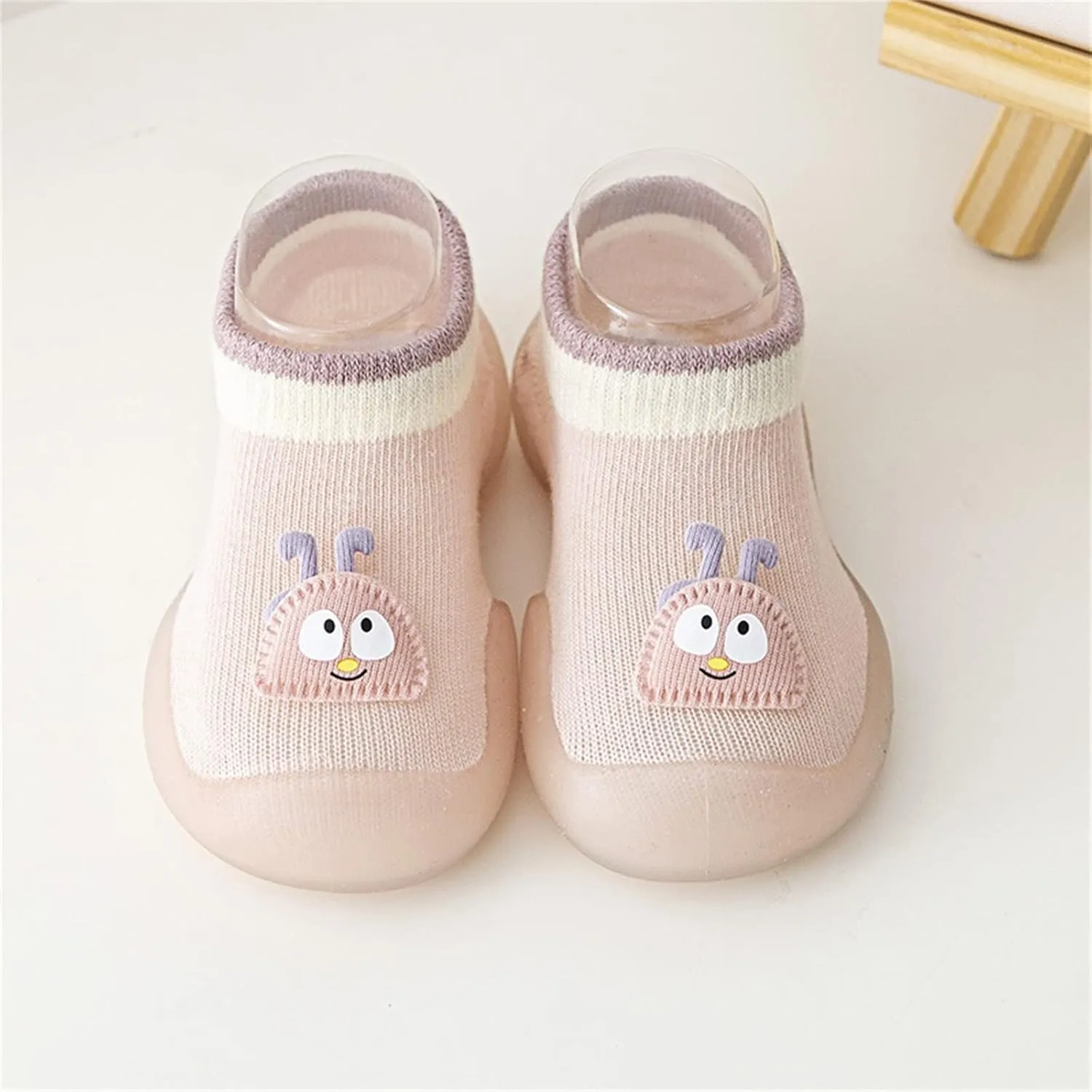 Toddler Kids Infant Newborn Baby Boys Girls Shoes First Walkers Cute Cartoon Girls Soccer Cleats (Pink, 6-12 Months)