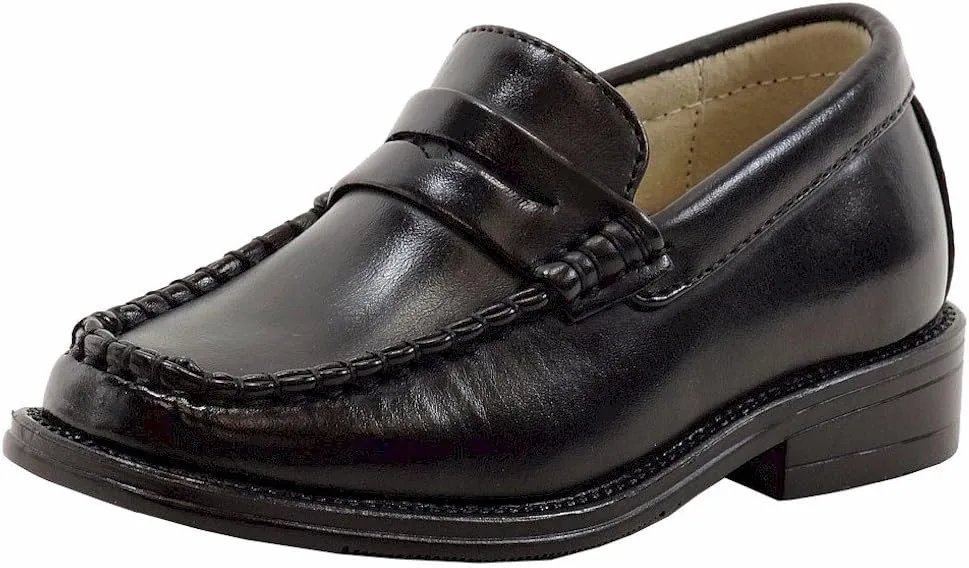 Toddler Penny Classic Black School Uniform Loafers Shoes Sz: 6T