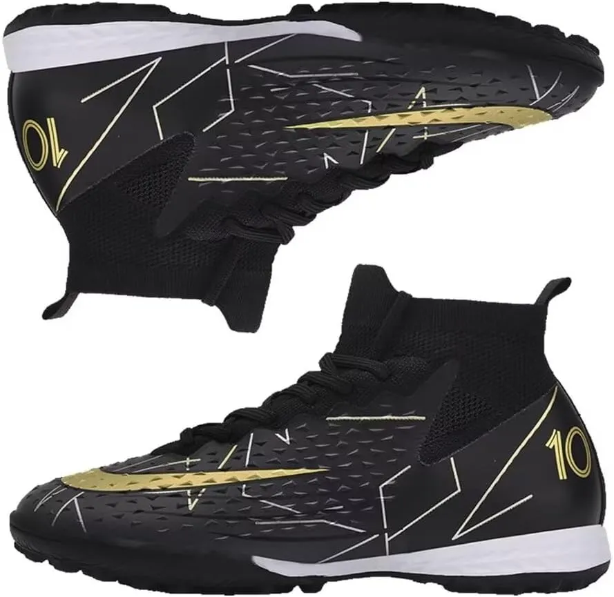 Turf Soccer Shoes Men Women Indoor Soccer Cleats Youth Football Boots Adult High Top Training Zapatos de Ftbol TF FG