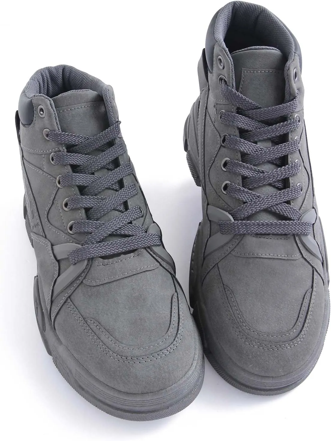 VSUDO Double Layer Shoe Laces for Sneakers,5/16" Flat Shoelaces Compatible with Converse, Vans, and Air Force - 2 Pairs