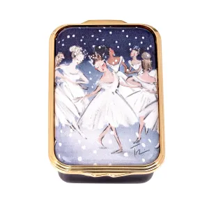 Waltz of The Snowflakes Enamel Box