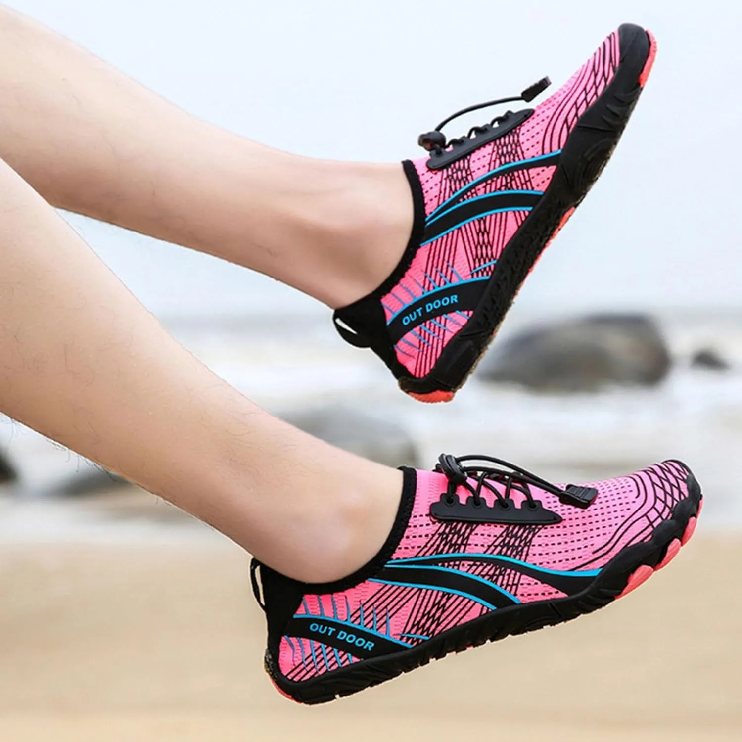Water Shoes for Swimming Beach Pool Barefoot Quick Dry Aqua Socks Women Men Outdoor Sports Hiking Surf Yoga Exercise Lightweight Shoes