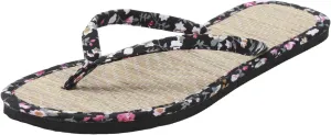 Women Shoes Flat Thongs Straw Mat Slippers Casual Home Fashion Woven Sandals Jelly Studded Sandals for Women
