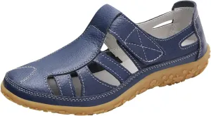 Women's Casual Boho Gladiator Sandals Summer Comfort Soft Sole Closed Toe Ankle Strap Beach Shoes Wide Width Leather Sandals