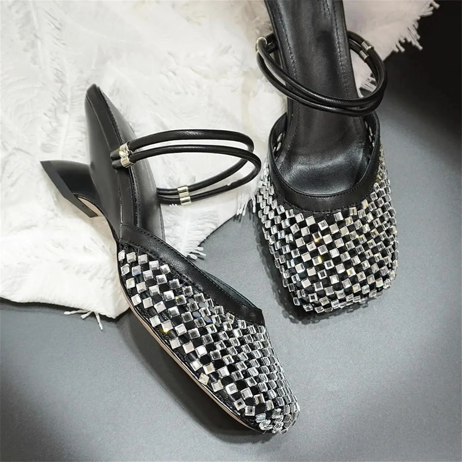 Women's Gladiator Sandals - Open Toe Platform, Summer Casual Throwback-Inspired Shoes