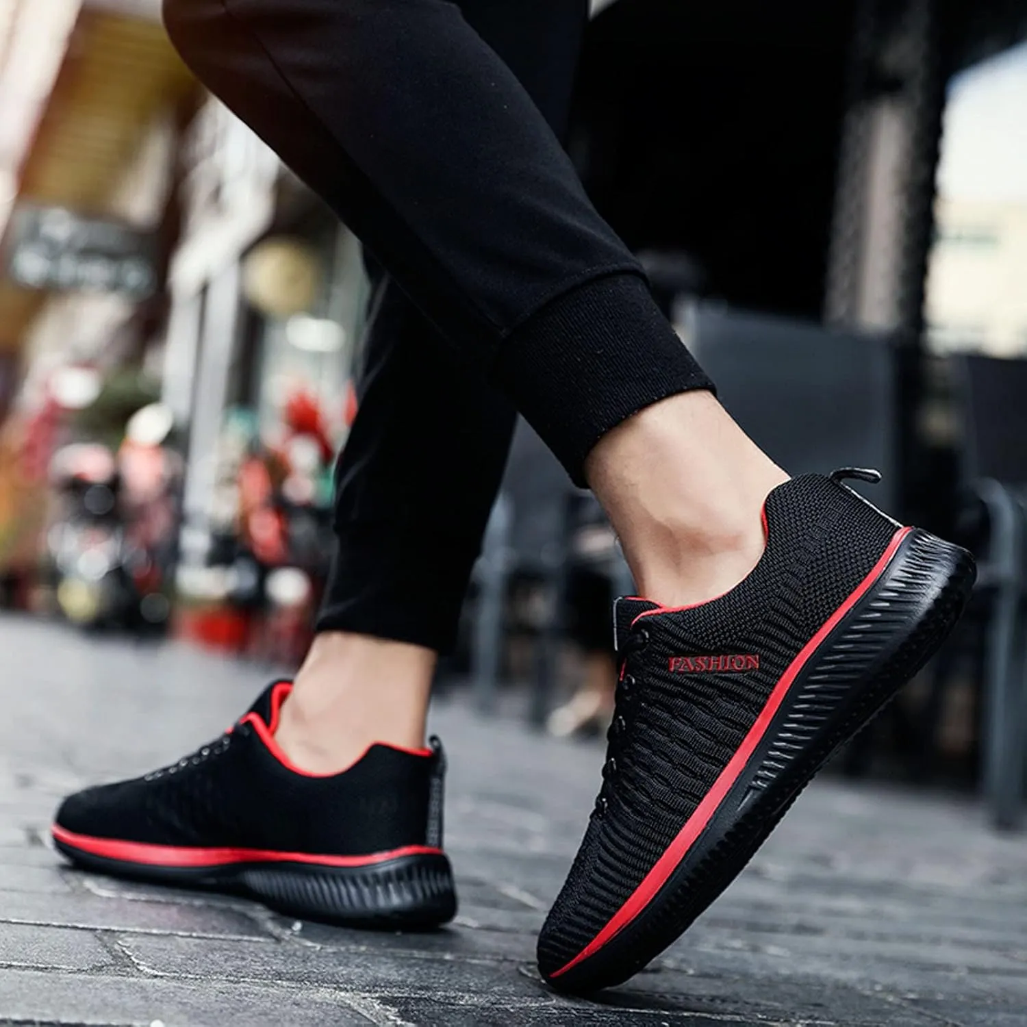 Women's Lace Up Road Running Shoes Wide Athletic Tennis Mens Casual Shoes Lightweight Women's Casual Shoes Black Sneakers Slip On Tennis Shoe Cross Trainer Shoe